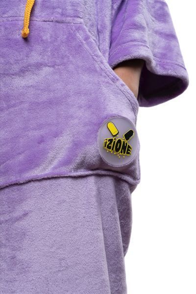 Пончо чоловіче IZIONE, розмір S-M, ліловий pp206 фото